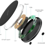 Cargador Inalambrico Para Iphone 8 plus X Xs Samsung S8 S9 Note 9 Max 20W Qi- - Image 2