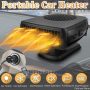 150W Portable Electric Car Heater 12V Heating Fan & Defogger Defroster Demister - Image 5