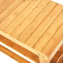 18 in. H x 35 in. W 8-Pair Wood Color Bamboo Stool Shoe Storage Bench - Image 3