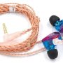 KZ ZST 1BA 1DD in Ear Earphone Clear HiFi Monitor Earbuds Wired Sport Gaming Earphone for Musician Singer Audiophile - ZST-black - with mic - Image 6