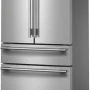 KitchenAid - 30 Cu. Ft. French Door Refrigerator with Interior Water and Ice and FreshChill Full-Width Refrigerated Drawer - Stainless Steel - Image 4