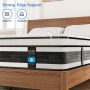 Queen Mattress,Nisien 12 Inch Hybrid Mattress in a Box, Gel Memory Foam Mattress,Individually Wrapped Pocket Coils Innerspring Mattress, Support & Pressure Relief, Medium Firm Feel, 60"*80"*12" - Image 6
