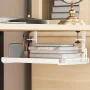 Under Desk Cable Management Tray White Large Size - Image 3