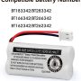 BT162342 BT262342 Battery Compatible with BT183342 BT283342 BT166342 BT266342 VTech CS6114 CS6419 CS6719 at&T EL52300 CL80111 Cordless Phone(Pack of 2) - Image 5