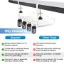 Quszmd Under Desk Cable Management Tray No Drill - Under Desk Cable Organizer for Wire Management. Super Sturdy Desk Cable Rack .Standing Desk Cable Management (16" Black Wire Tray) - Image 3