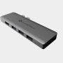 NOV8Tech USB C Hub – Multiport Adapter for MacBook Pro/Air – 7 in 2 USB C Docking Station - Thunderbolt hub – HDMI to USB C Dongle – SD Card Reader for Mac (Space Gray) - Image 2