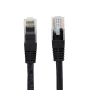 onn. Cat6 Ethernet Patch Cable, RJ45 Network Internet Stranded Cord, 14', Black - Image 4