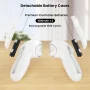 VR Charging Dock for Meta Quest 3, Fast Charging Station with Colorful RGB Light for Oculus Quest 3, Magnetic Charging Stand for VR Headset and Touch Controllers with 2 Rechargeable Batteries, White - Image 6