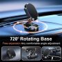 360° Rotation Magnetic Phone Holder Foldable Car Mount Stand Dashboard Universal - Image 2