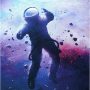 Gaming Mouse Pad, Large Mouse Pad for Desk, XXL Large Big Computer Keyboard Mouse Mat Desk Pad with Non-Slip Base, Waterproof Keyboard Pad with Stitched Edges for School Work Home (Lost in Space) - Image 3