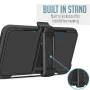 For Samsung Galaxy A14 5G Heavy Duty Rugged Dropproof Full Body Protection Phone Case with Belt Clip Holster & Built in Screen Protector - Black - Image 2
