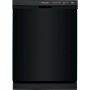 Frigidaire - 24" Front Control Built-In Dishwasher with 3-Cycles, 60 dBA - Black - Image 1
