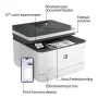 HP - LaserJet Pro MFP 3101fdw Wireless AI-Enabled Black-and-White All-in-One Laser Printer - White - Image 3