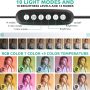 12" RGB Selfie Ring Light, LED Circle Lighting with Tripod Stand & Cell Phone Holder for Live Stream,Make Up,YouTube,TikTok,Zoom Meeting,Video Recording - Image 4