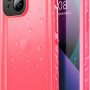 SPORTLINK Compatible with iPhone 13 Mini Waterproof Case - Full Body Shockproof Dustproof Phone Screen Protector Rugged Waterproof Case for iPhone 13 Mini 5.4 Inches Pink - Image 1