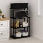 Turn-N-Tube Americano/Black Storage Shelf with Top Cabinet - Image 1