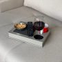 meistar Sofa, Couch, Bed, TV and Lap Tray Table for Eating with EVA Base and 2 Cup Holders. Remote Control and Cellphone Holder. Arm Rest Organizer. (Brown/Tobacco) - Image 1