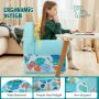 Kids Armchair with Plush Velvet Cover and Soft Sponge Filling - Image 6