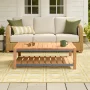 Wallace Rectangular Teak Outdoor Coffee Table , 50.5'' in. W 24.5'' in. D - Image 3