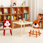Solid Wood Children's Table Set With 2 Chairs - Image 3