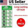 5 PCS CR1620 Lithium Battery 3V Button Cell Watches Pagers Calculators LONG LIFE - Image 3