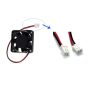 2 Pack 80mm by 80mm by 25mm 8025 12V DC 0.20A Ball Bearing Brushless Cooling Fan - Image 5