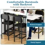 LEGAHOME Pub Dining Set for 4, 5 Piece Dining Table Set with 4 Chairs, Counter Height Kitchen Table and Chairs for Dining Room - Image 5