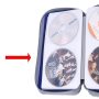 UENTIP CD Case,96 Capacity Hard Plastic DVD Case Holder for Car Home Travel | CD DVD Storage,Zipper Closure,Scratch-Resistant Sleeves,Stay Away Dust and Damp,Storage Music Video Gaming Discs Blu-ray - Image 6