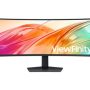 Samsung - 49" QHD 120Hz Business Curved Ultra-wide Monitor (HDMI, DisplayPort and USB-C) - Black - Image 1