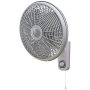 Lasko - 16" Oscillating Wall Mount Fan with Anti-Rust Grills - Gray - Image 1