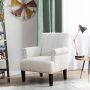 YOLENY Living Room Accent Chair with Armrests, Modern Accent Chair, Living Room Chairs, Armchairs for Living Room, Office, Beige - Image 6