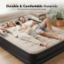 Honeydrill Queen Size 15" Air Mattress with Headboard, Airbed Inflatable Couch with Pump - Image 2