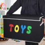 Toy Box Chest Collapsible Sturdy Storage Bins with Lids Extra Large Kids - Image 6