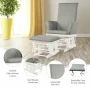 Resenkos Recliner Chair, Reclining Chair,Lounge Chair,Baby Nursery Relax Rocker Rocking Chair Glider and Ottoman Cushion Set-Gray - Image 3