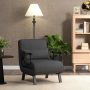 Costway Folding 6 Position Armchair Lounge Couch Convertible Sleeper Bed w/ Pillow Gray - Image 2