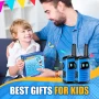Kid Walkie Talkies for 3-8 Year Old, Two Way Radios, Toys for Kids Boys 3-5, Robots Walkie Talkie Outdoor Toys for Boys, Birthday Gifts for 3 4 5 6 7 8 Year Old Boys - Image 5