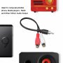 12 inch RCA Male to 2 RCA Female Audio Speaker Adapter Y Splitter Cable 12" - Image 4