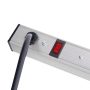 3 ft. 8-Outlet Aluminum Power Strip with Power Cord - Image 3