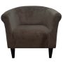 Newport Mocha Microfiber Club Chair - Image 3
