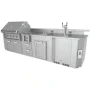 Hestan - 12' Outdoor Living Suite with Countertop and Bar - Silver - Image 2