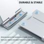 2PCS Adjustable Cell Phone Holder Stand Folding Foldable Thin Cradle Desk Mount - Image 2