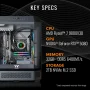 Thermaltake - Reactor 9880 Gaming Desktop AMD Ryzen 7 9800X3D 2024, 32GB DDR5 RGB Memory, NVIDIA GeForce RTX 5080, 2TB NVMe M.2 - Black - Image 2
