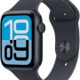 Apple Watch SE 3 (GPS+Cellular) 44mm Aluminum Case with Midnight Sport Band - M/L - Midnight - (2025) - Image 1