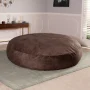Jaxx 6 Foot Cocoon- Giant Bean Bag for Adults - Padded Microvelvet, Chestnut - Image 2