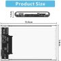 2.5" SATA USB 3.0 Hard Drive Disk HDD SSD Enclosure External Laptop Case - Image 4