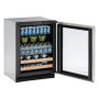 U-Line - 2000 Series 10-Bottle Built-In Wine Refrigerator - Stainless Steel - Image 1