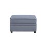 Bois II Gray Velvet Storage Ottoman Section - Modular Sofa - Image 4