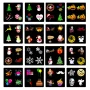 Upgraded Christmas Snowflake Projector Lights, Outdoor Waterproof Led Rotating Snowfall Show Lights for Xmas Holiday Party Garden Patio Home Decoration - Image 2
