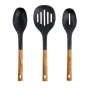 Black Nylon Cooking Utensils with Wood Design (Set of 7) - Image 6
