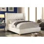 Meridian Furniture Soho Solid Wood and Vegan Leather King Bed in White - Image 6